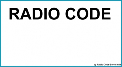 passend für JVC Auto Radio Code 