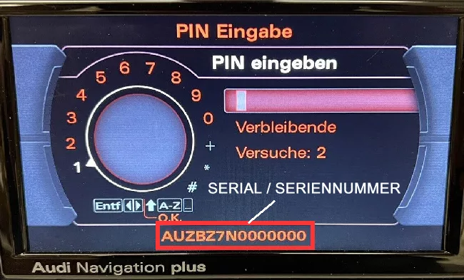 Audi Radio Code – Bild 3