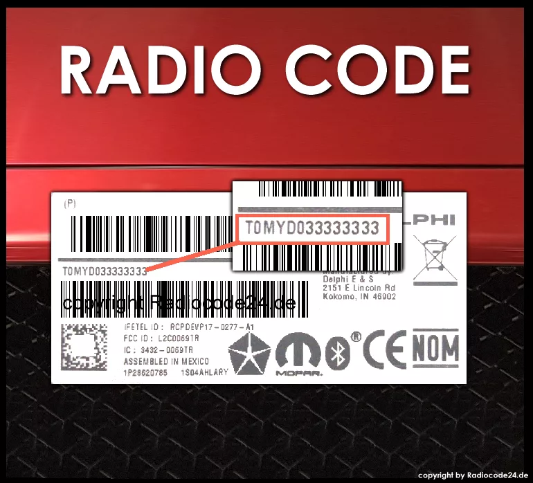 Delphi Chrysler Radio Code – Bild 2